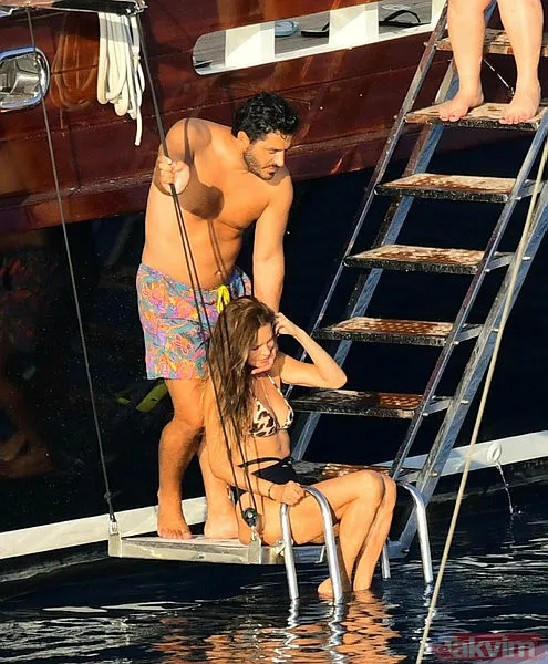 Leoparlı bikinisi ve sıfır makyajlı Burcu Özberk'in yüzü gülüyor... - 33