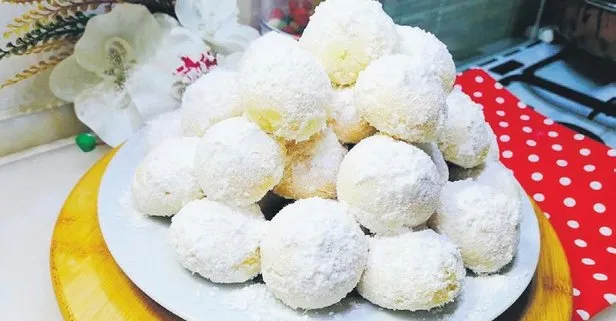 Hindistan cevizli kartopu kurabiye Zamansız lezzetler Takvim