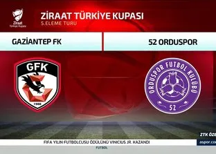 Gaziantep 2-0 Orduspor | ÖZET