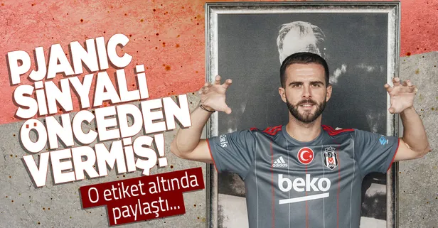 Miralem Pjanic, Beşiktaş'a transfer olacağının sinyalini 4 gün önceden vermiş!