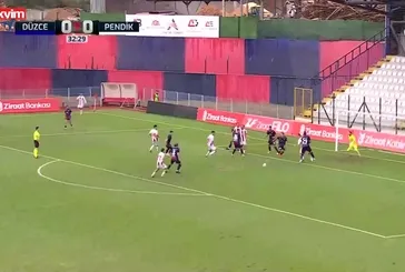 GOL: Düzcespor 0 - 1 Pendikspor