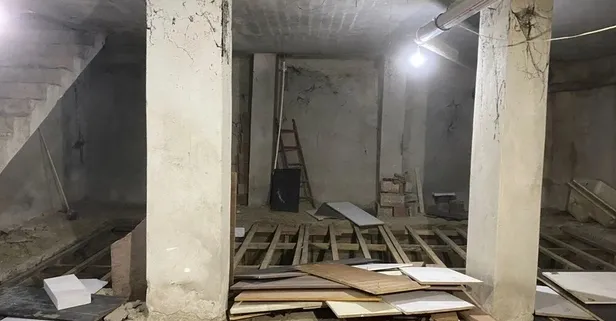 Kağıthane’de trajikomik haber: Zemine 1.5 metre kaçak kat indirdi!