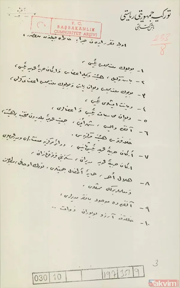 102. yılında belgelerle Cumhuriyet! Arşivden neler çıktı - 48