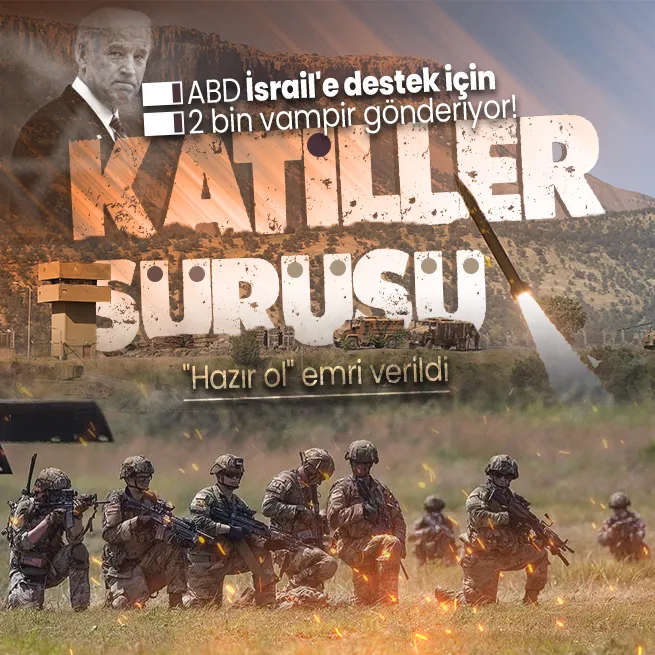 ABDden İşgalci İsraile bir destek daha! 2 bin askere hazır ol emri verildi