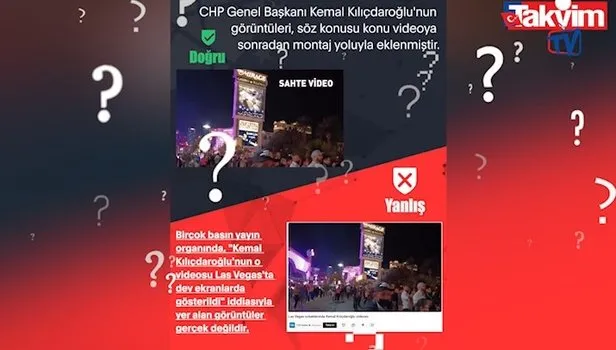 CHP medyası yine gümledi Kılıçdaroğlu'nun 'Las Vegas görüntüleri' sahte çıktı