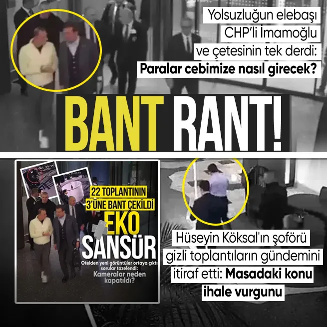 CHPli Ekrem İmamoğlu ve çetesinin oteldeki ihale gündemini Hüseyin Köksalın şoförü Servet Yıldırım itiraf etti