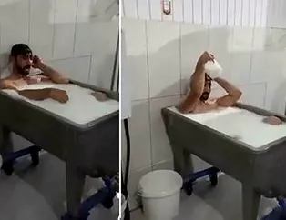 Süt banyosu görüntüleri gündeme oturan sütçünün yeni mesleği