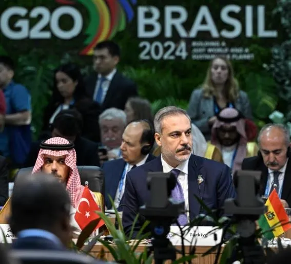 G20'de kritik zirve | Mevkidaşlar Brezilya'da bir araya geldi! Bakan Hakan Fidan'dan Gazze için ateşkes çağrısı: Vahşet bir an önce durdurulmalı-3
