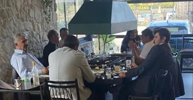 Antalya'da CHP'lilerden önce destek şovu sonra alkollü alem