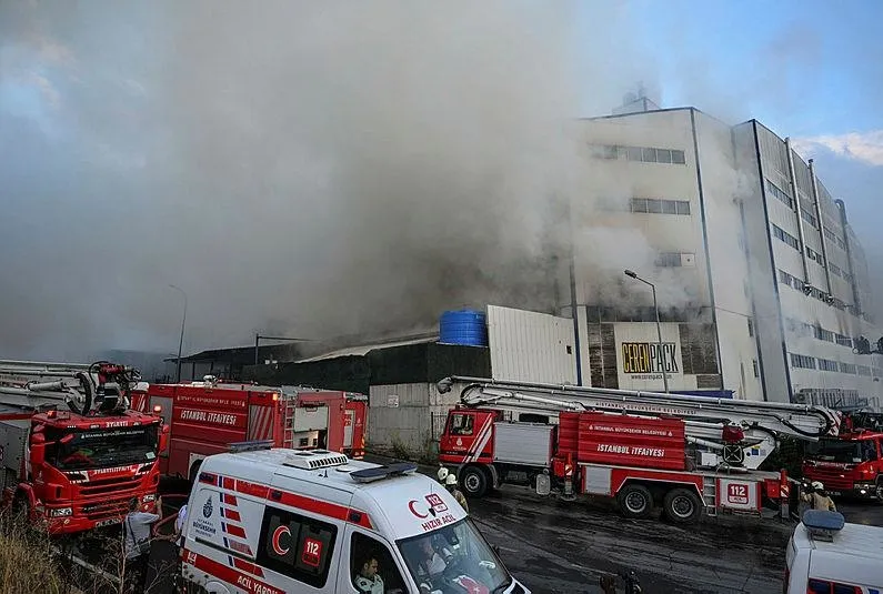 Fabrika yangını!