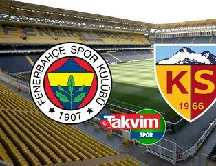 Fenerbahçe - Kayserispor canlı maç izle!
