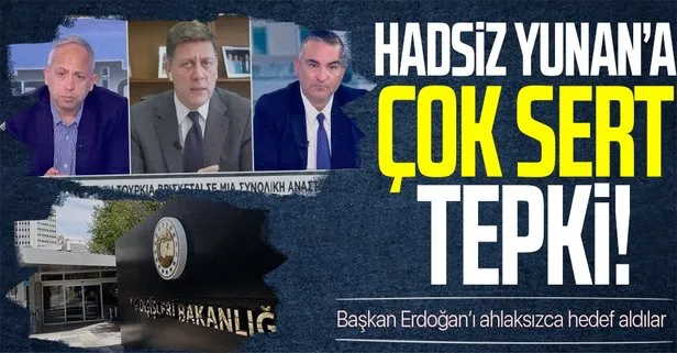 Dışişleri Bakanlığından Yunanistan'a sert tepki!