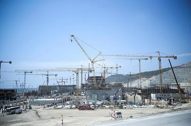 Türkiye'nin ilk nükleer enerji santrali Akkuyu NGS'de çalışmalar 2023 hedefi için hız kesmeden devam ediyor