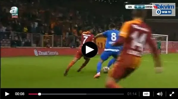 Galatasaray, Dersimspor'u farklı mağlup etti-1