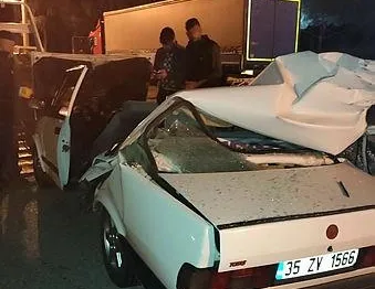 Kazada ikiye bölündü!