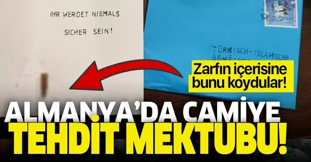 Almanya Da Camiye Tehdit Mektubu Takvim