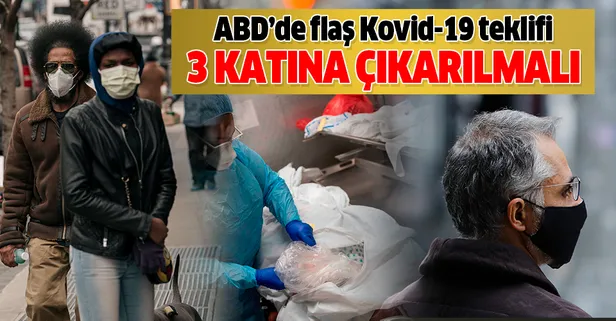 Son dakika: ABD'de flaş Kovid-19 teklifi: Test sayısı 3 katına çıkarılmalı