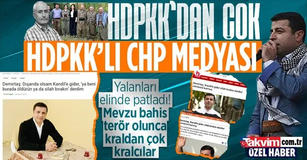 CHP medyasının ‘Barış Elçisi Demirtaş’ algısı elinde patladı!