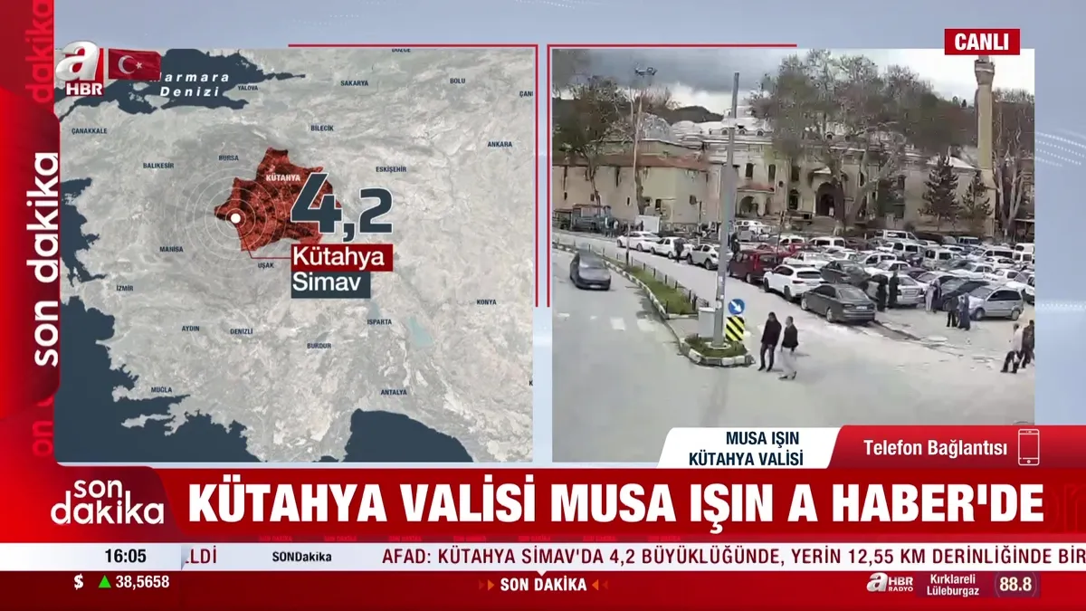Kütahya’da 4.2’lik deprem! Vali’den rahatlatan açıklama!