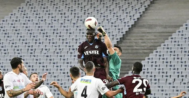 Trabzonspor-Fatih Karagümrük deplasmanında 2 puan bıraktı