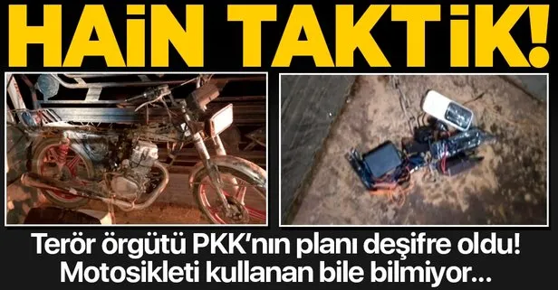 SON DAKİKA: Terör örgütü PKK/YPG’nin hain taktiği deşifre edildi: Motosikleti süren bile nerede olduğunu bilmiyor