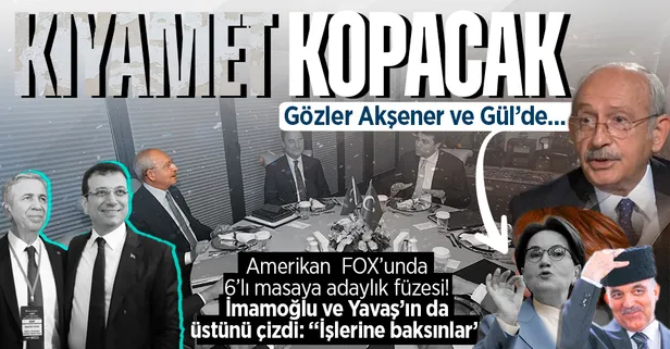 6'lı masada kıyamet kopacak! CHP'li Kemal Kılıçdaroğlu'ndan bomba adaylık açıklaması