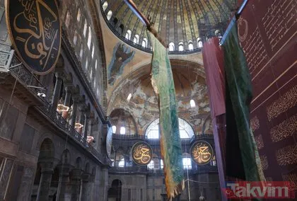 86 yıllık hasret sona eriyor! İşte Ayasofya-i Kebir Camii’nin içinden ilk görüntüler...