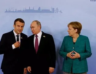 Putin, Merkel ve Macron görüştü! Suriye ve Libya...