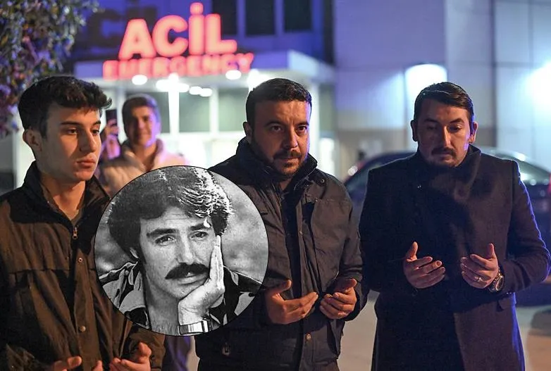 Hastanenin önünde insan seli!
