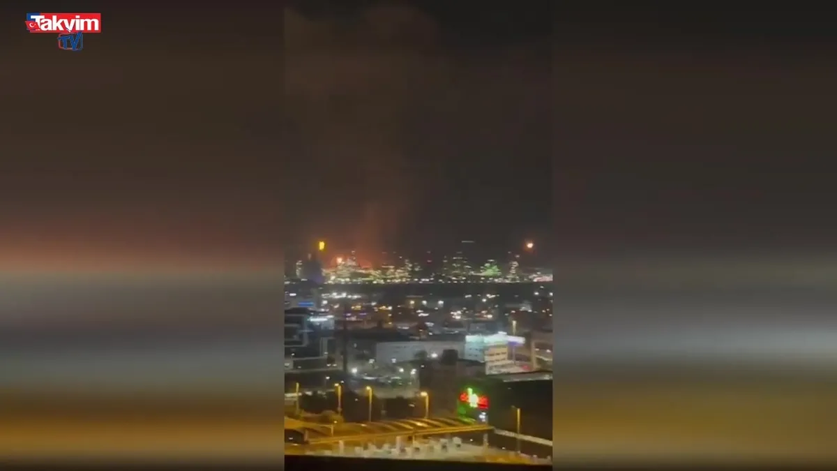 Hayfa'daki petrol rafinesi bombalandı!