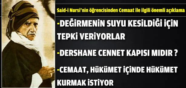 ’Değirmenin suyu kesildiği için tepki veriyorlar’