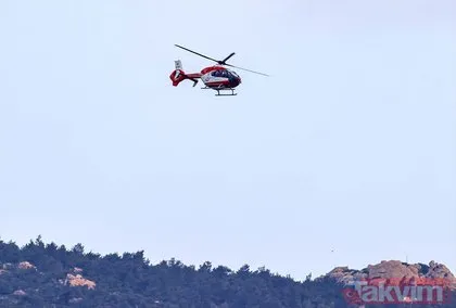 SON DAKİKA: İzmir Foça’da KT-1 uçağın arama kurtarma görüntüleri