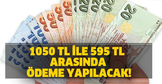 SGK açıkladı! 1050 TL ile 595 TL arasında ödeme yapılacak!