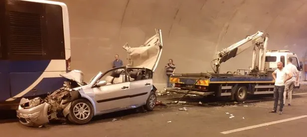 Ankara’da zincirleme trafik kazası! 3 araç birbirine girdi