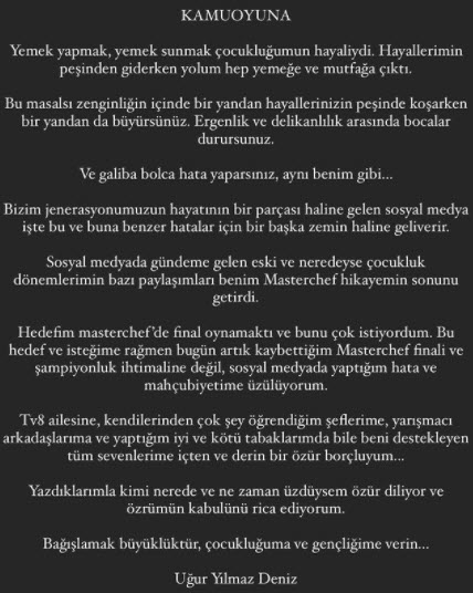 Acun Ilıcalı Masterchef'ten Uğur Yılmaz Deniz'i kovdu sonra bombardımana tutuldu! Masterchef Uğur bir anda...-6