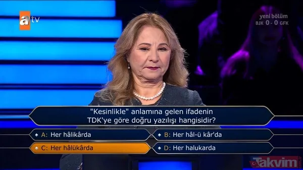 Kenan İmirzalıoğlu Kim Milyoner Olmak İster'de sordu: Dikkat çeken Cumhuriyet ve Atatürk sorusu - 19