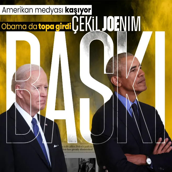 Joe Bidena adaylıktan çekil baskısı... ABD basını kaşıyor... Barack Obama topa girdi!