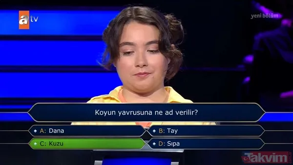 "Kim Milyoner Olmak İster?"de heyecan dolu anlar: Yarışmacı iki şık arasında kaldı! O soruda risk aldı mı? - 5