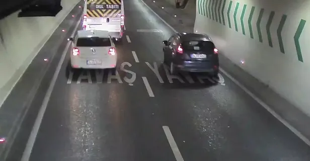 SON DAKİKA: Avrasya Tüneli'ndeki ilk doğum güvenlik kamerasında