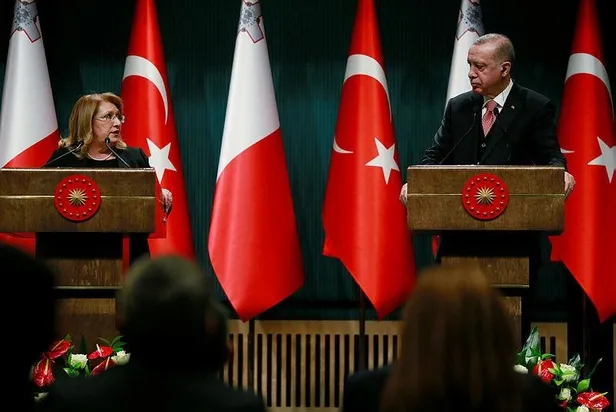 Başkan Erdoğan ve Malta Cumhurbaşkanı'ndan ortak açıklama-2