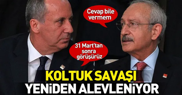 CHP'de Kılıçdaroğlu-İnce kavgası yeniden alevleniyor