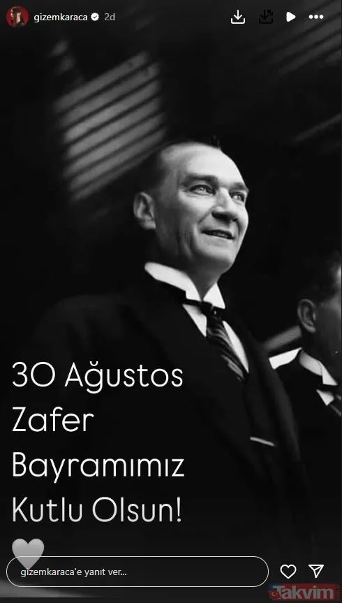 Ünlü isimlerden 30 Ağustos Zafer Bayramı paylaşımları! Demet Akalın, Müge Anlı, İbrahim Tatlıses, Alişan, Sinan Akçıl... - 18