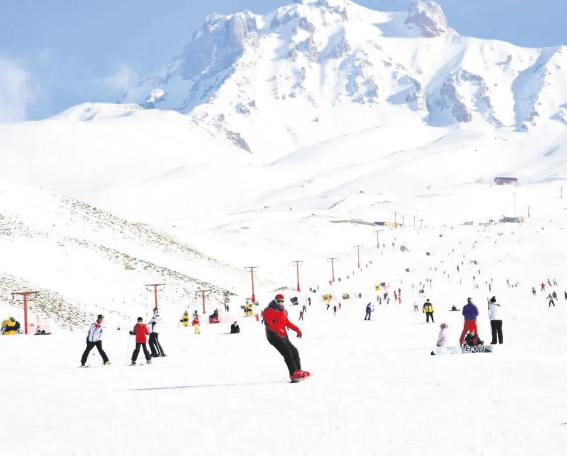 Erciyes’te kayıyo’rus’