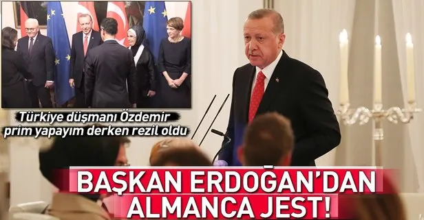 Türkiye düşmanı Cem Özdemir’e Erdoğan şoku!