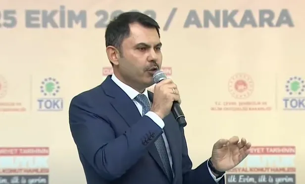 Bakan Kurum'dan sosyal konut projesi temel atma töreninde önemli açıklamalar: "Başvuru 8 milyona yaklaştı"-4