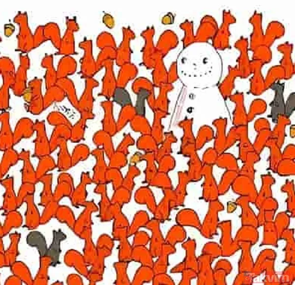 En dikkatli insanları ortaya çıkaran IQ testi! 5 havucu 21 saniyede bulan hedefi 12'den vuruyor - 4