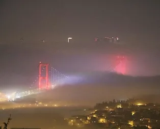 İstanbul’da sis etkili olmaya devam ediyor