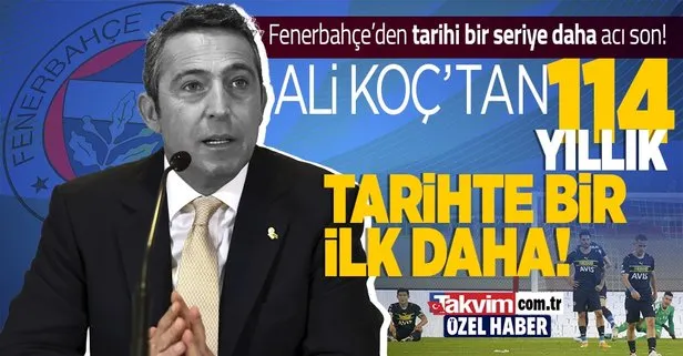 Ali Koç bir ilki daha yaşadı