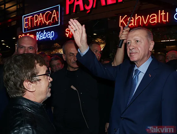 Başkan Recep Tayyip Erdoğan çorbacıda vatandaşlarla sohbet etti - 2