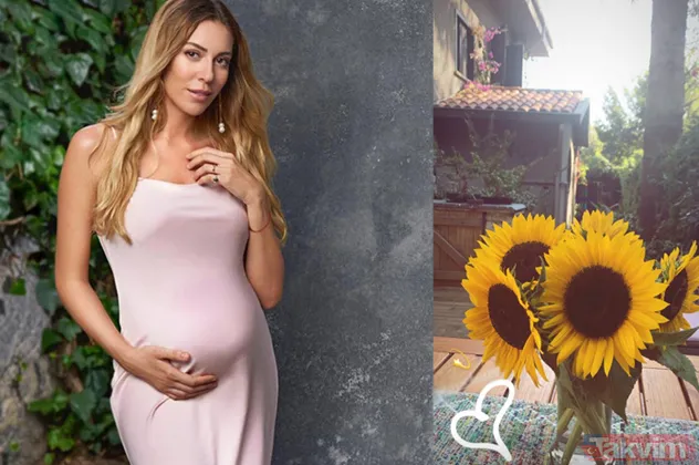 Kenan İmirzalıoğlu'nun hamile eşi Sinem Kobal, evinin bahçesinden paylaştı! İşte Sinem ve Kenan'ın aşk evi ...